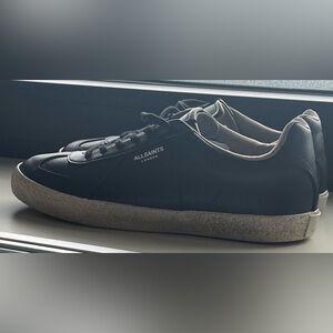 AllSaints Jaimee Leather Low Top Sz:10 Orig:$149 ( Like New /Worn Twice)